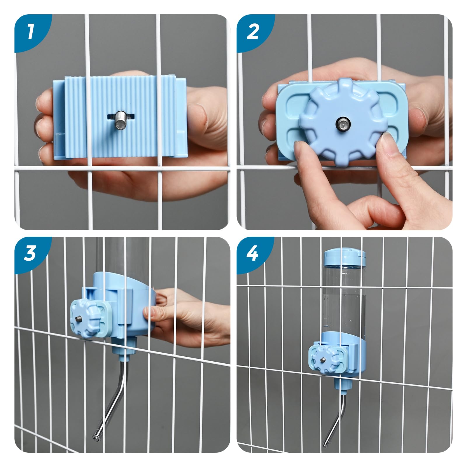 Vannon easy install and detach design simplifies cleaning and refilling.