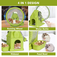 Vannon hamster hideout panel creates a dark retreat for restful pauses