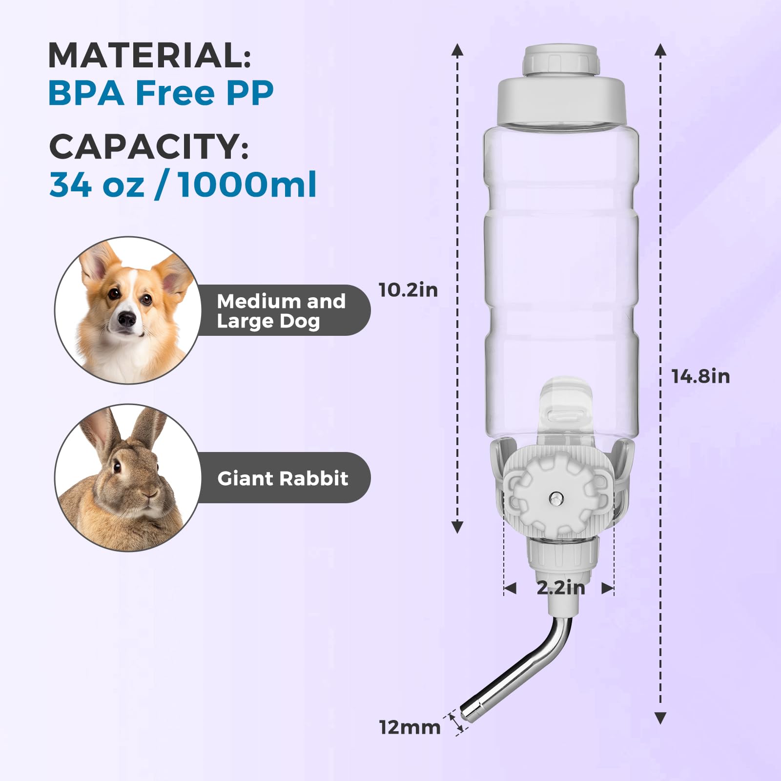 Vannon dispenser bottle closure and silicone seal for leak-proof operation