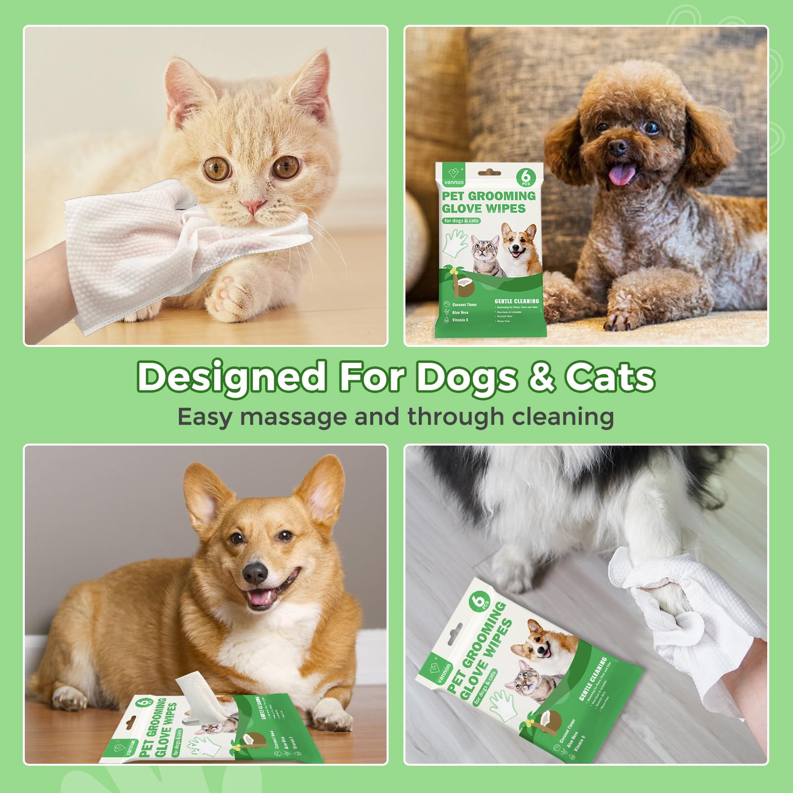 Vannon daily care and travel wipes in compact carry case