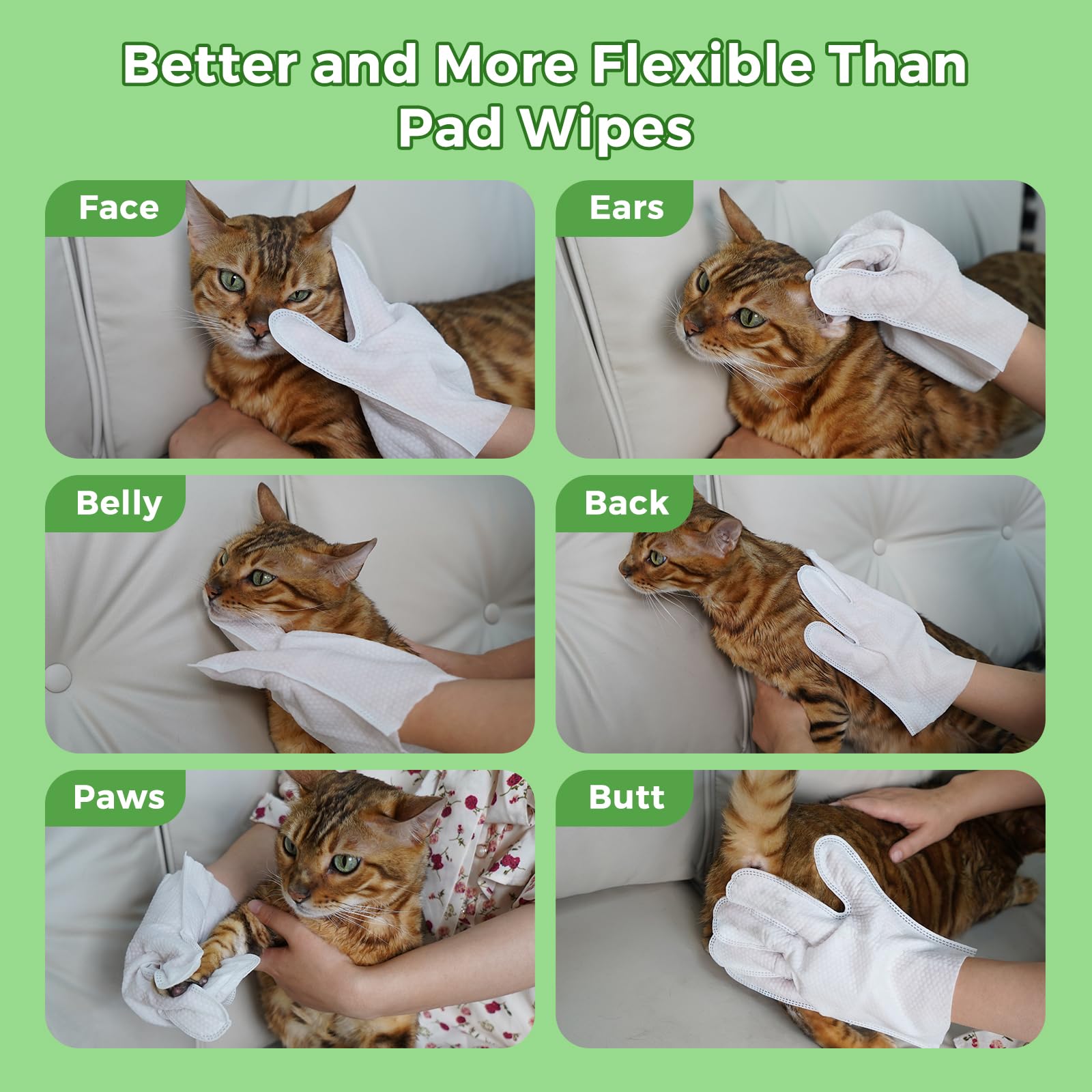 Vannon wipes featuring glycerin and coconut oil for gentle care