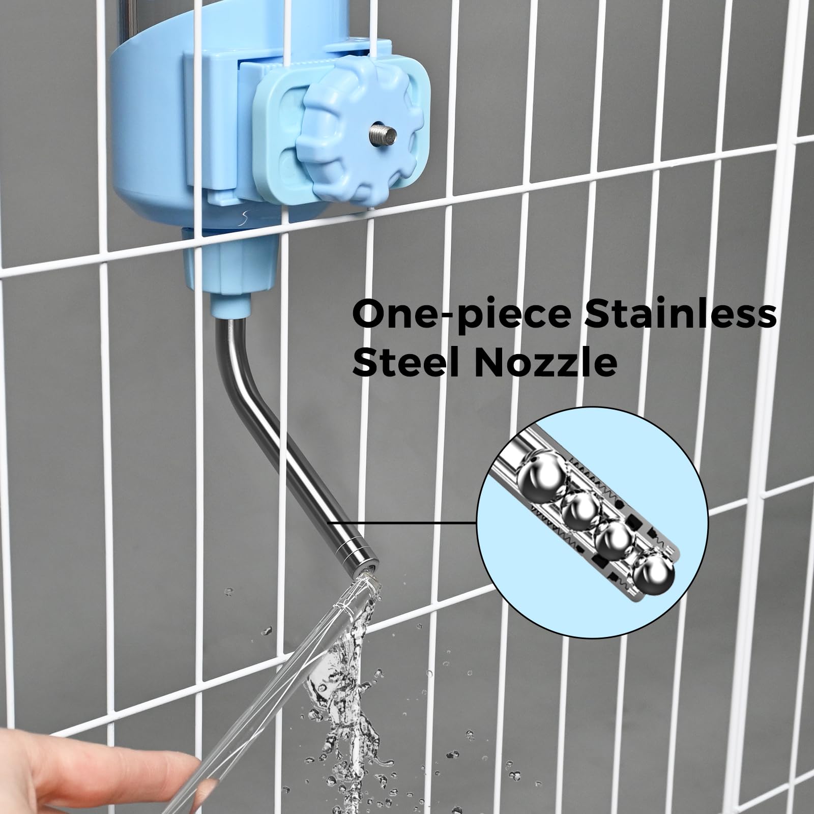 Vannon top-fill design for fast refilling without disassembly.