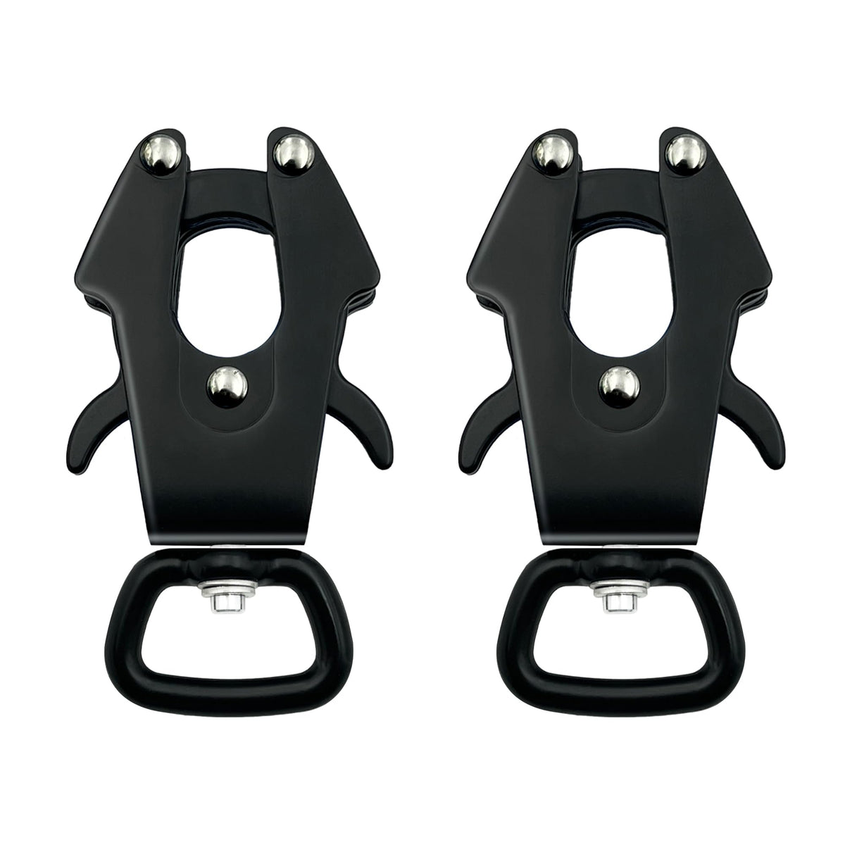 VANQOU frog clip 2pcs side view for quick leash attachment