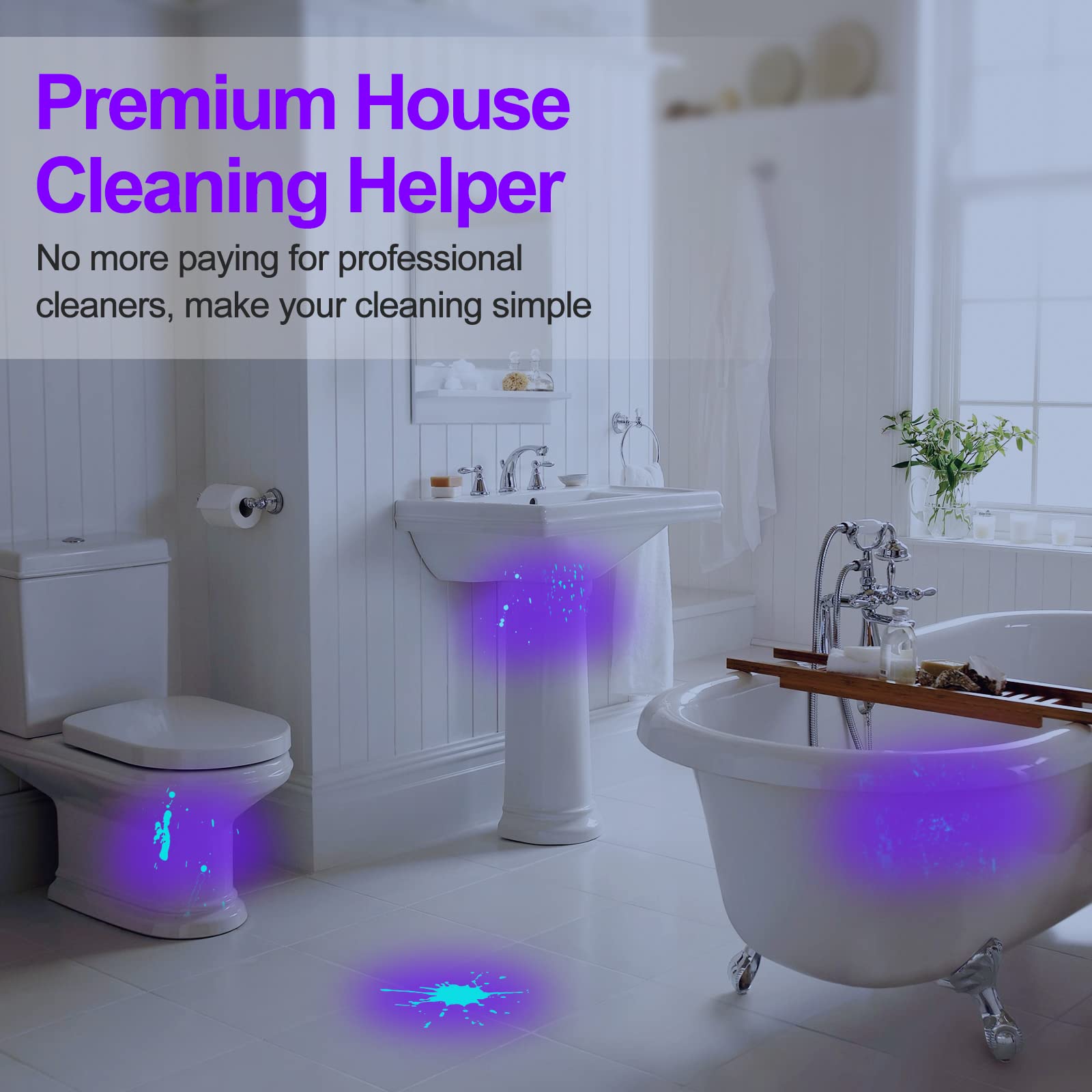 Vansky multi-purpose UV flashlight supports resin curing and security checks.