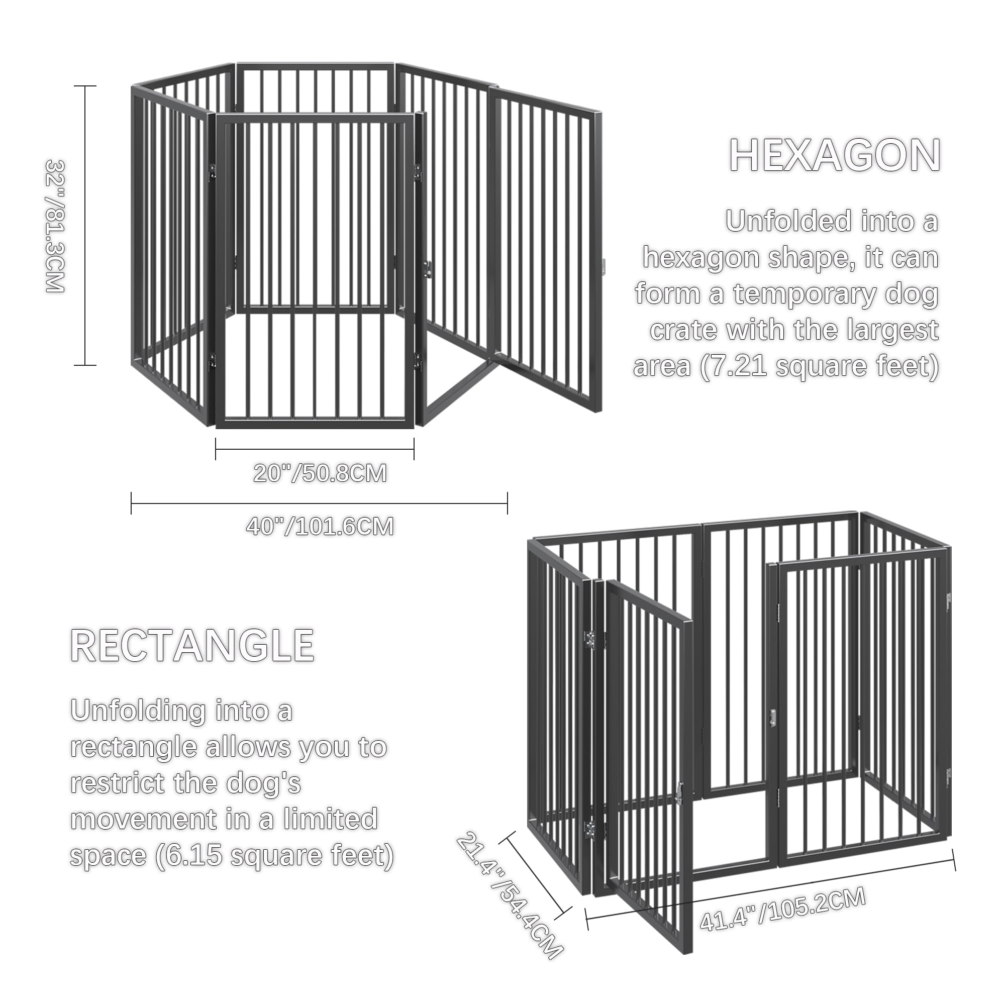 Vantas door-walk-through gate enables safe, convenient passage between rooms.