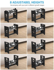 Vantic Elevated Dog Bowls foldable design supports compact storage and portability.