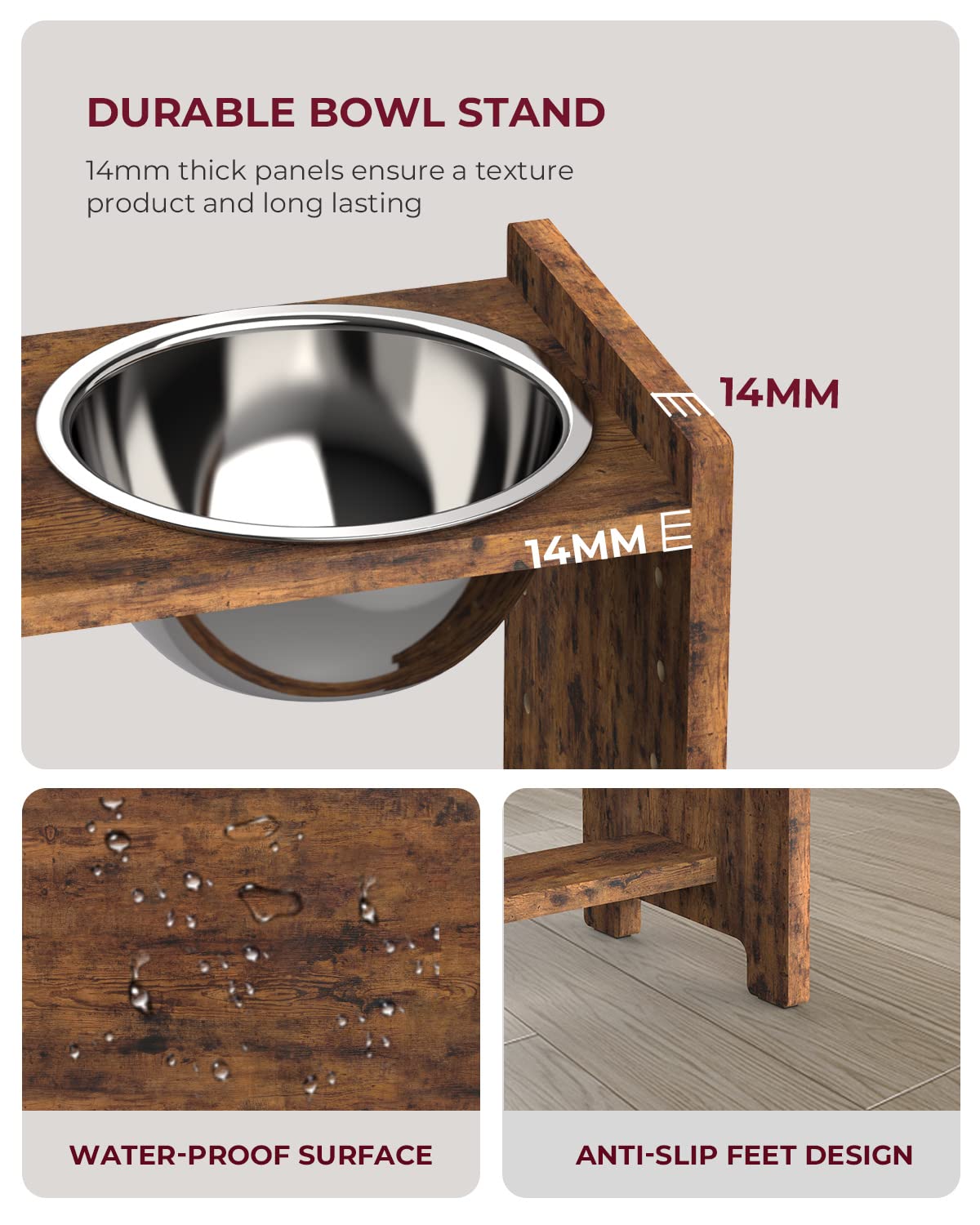 Vantic wood finish highlights sturdy bamboo-like frame