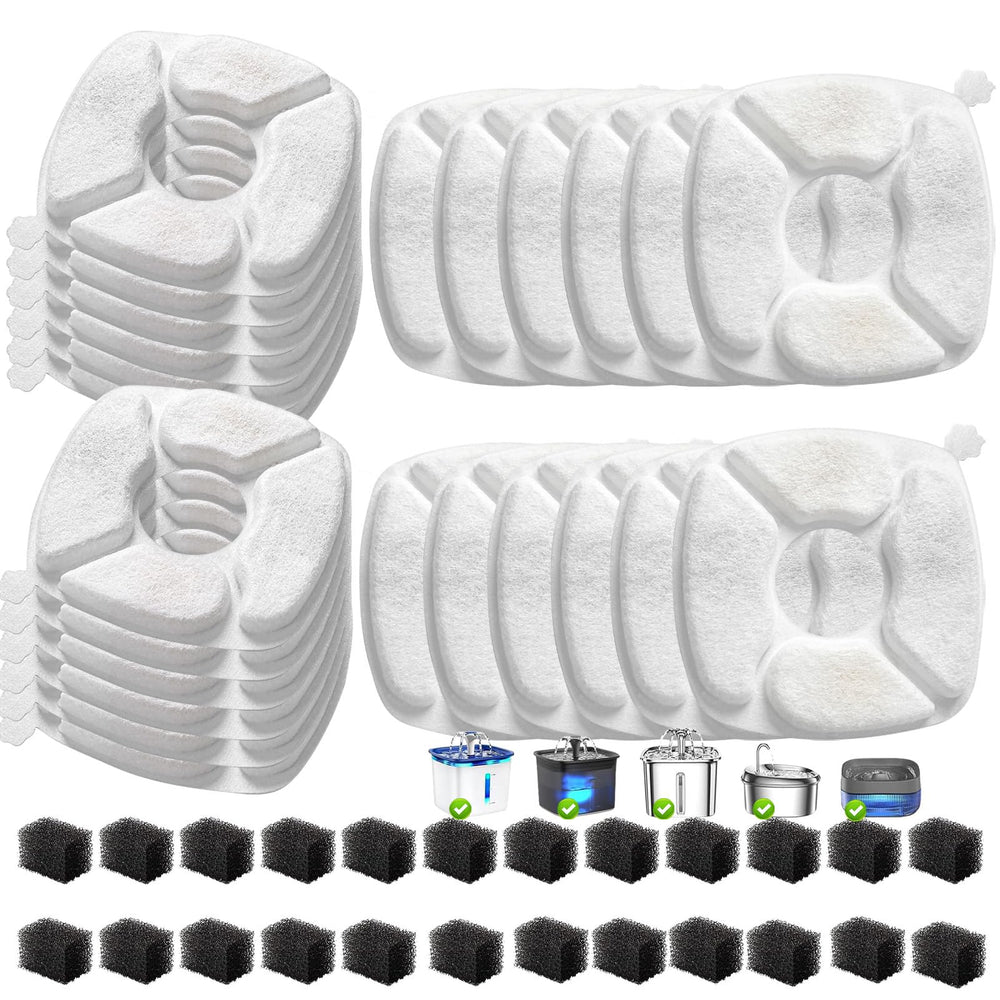 VANVE cat fountain filter kit close-up for easy replacement.