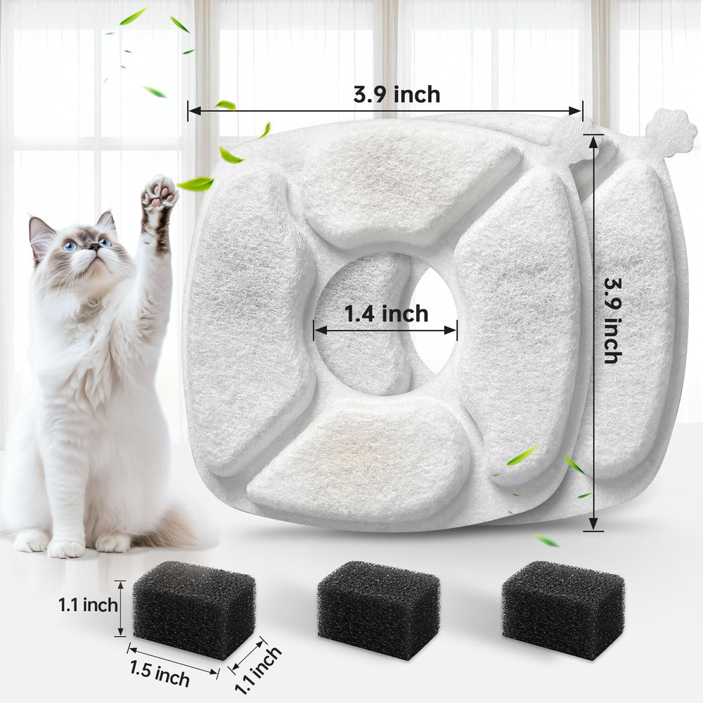 Filtro VANVE para fuente de gatos 67oz, compatibilidad y rendimiento.