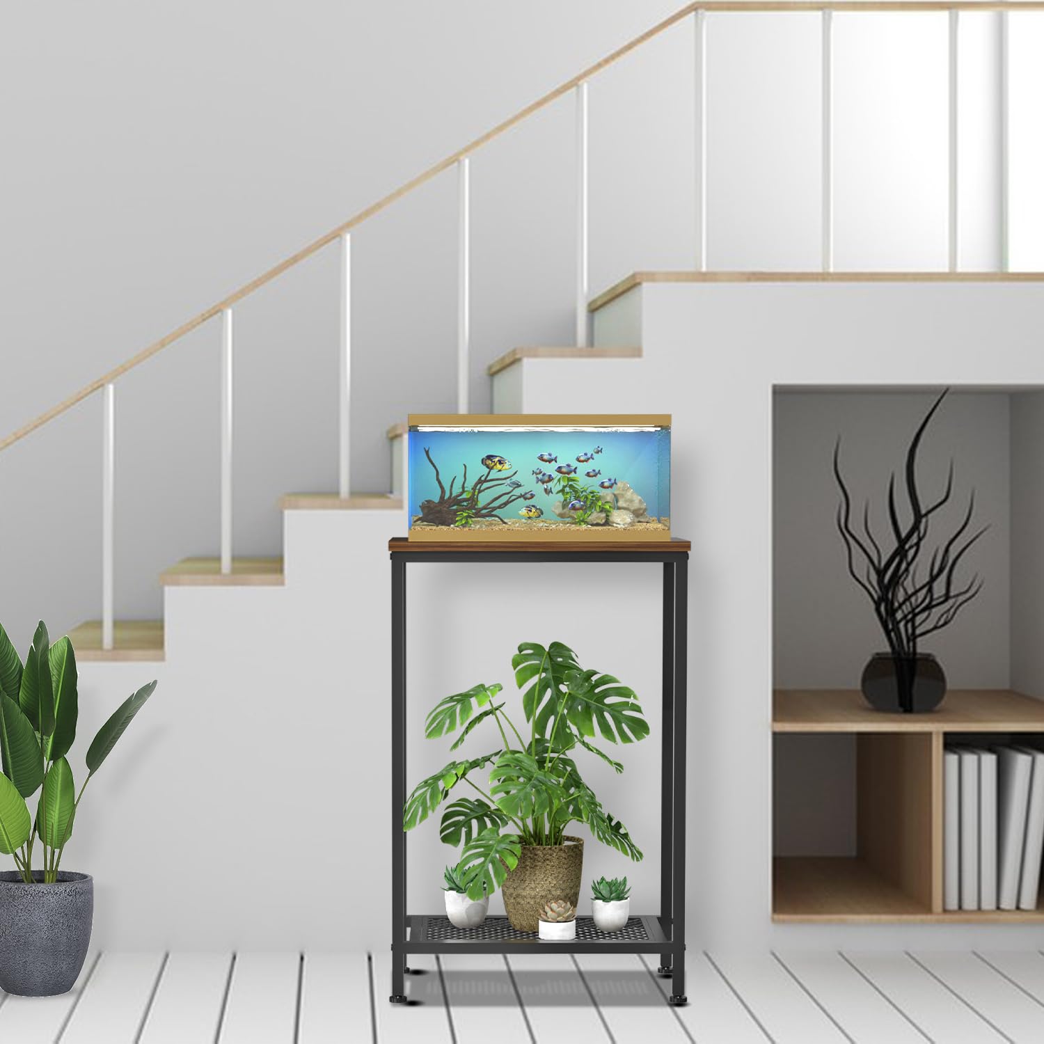 VANVERB stand bottom storage net emphasizes extra organization underneath tanks