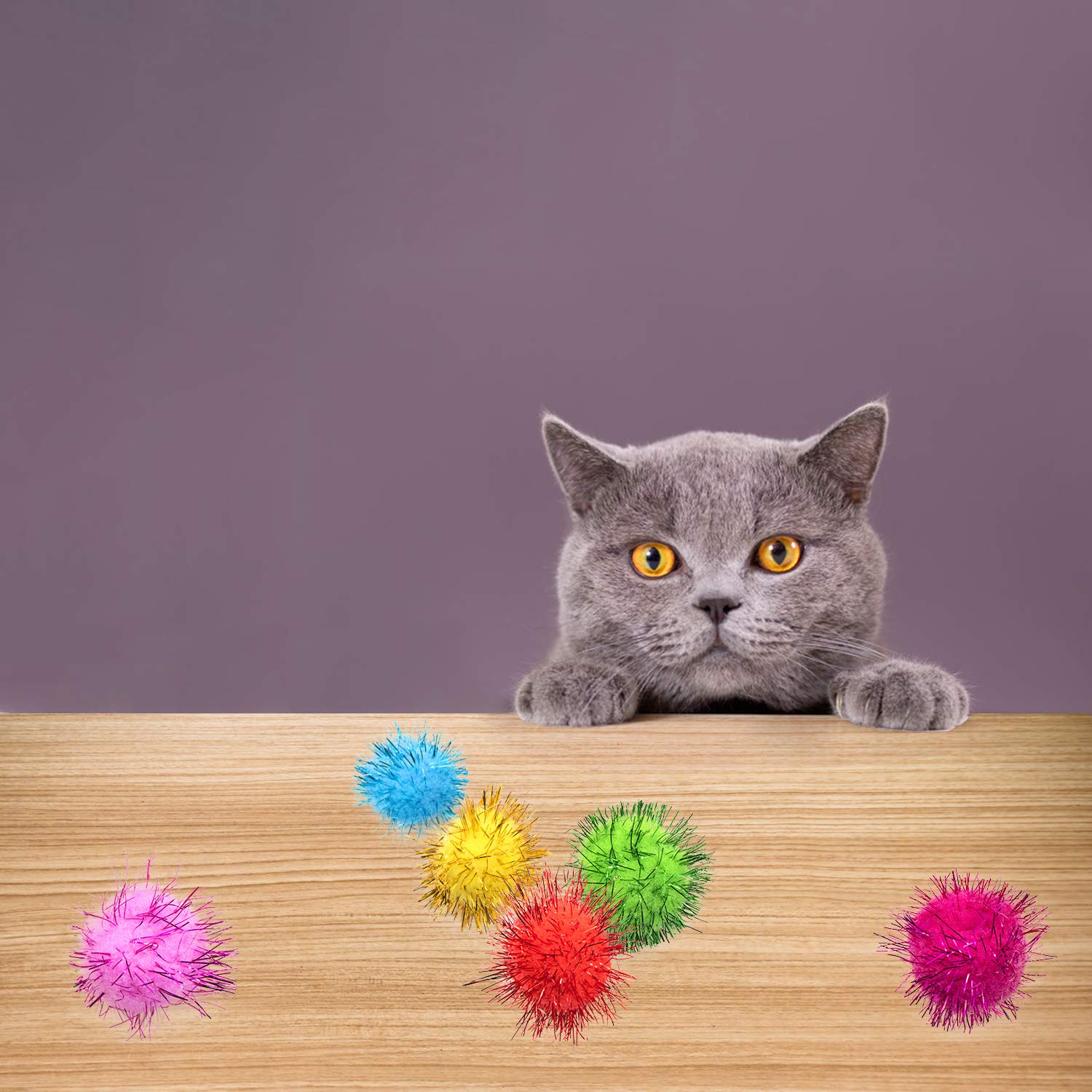VAPKER color randomized poms spark varied play experiences.