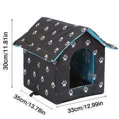 VARMTOR outdoor cat house waterproof material highlights durable, dry refuge