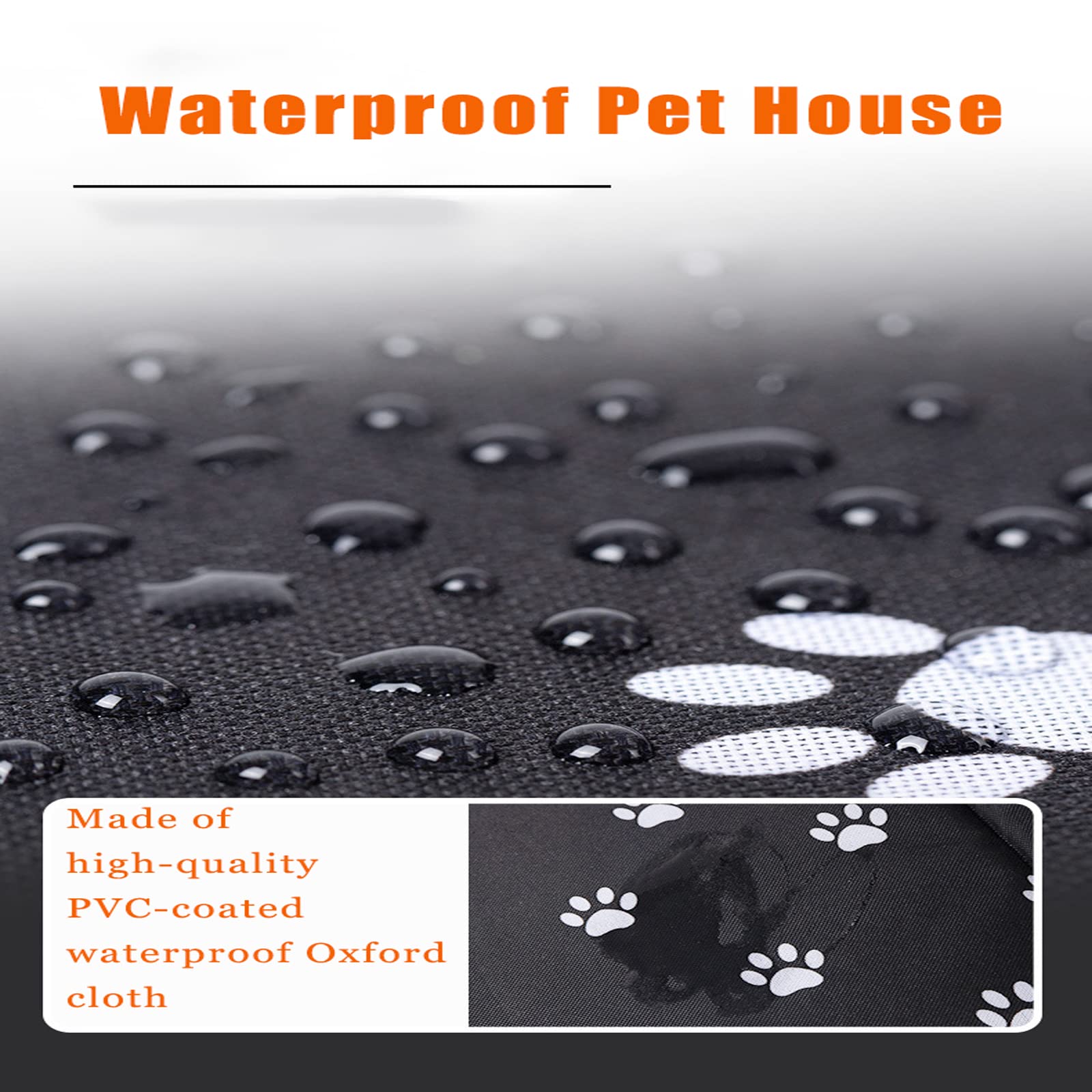 VARMTOR outdoor cat house winter protection—shield from snow and wind