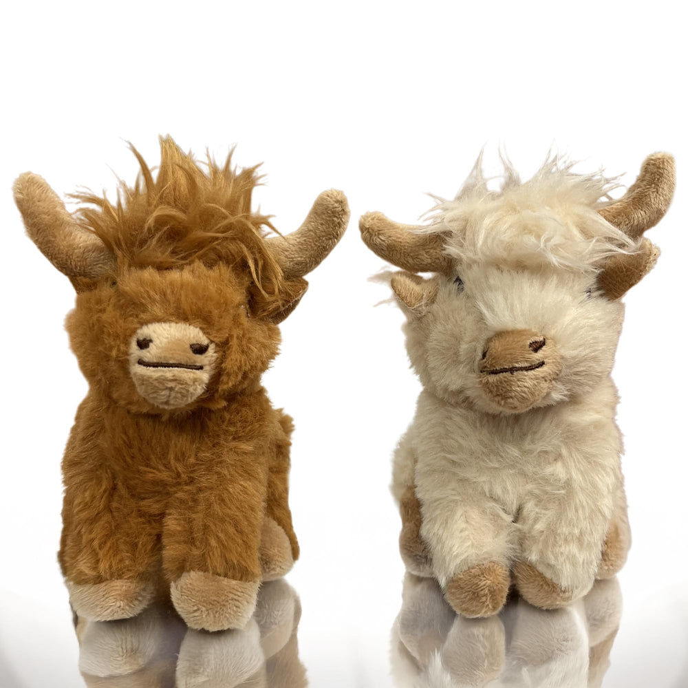 Vaulted Skulls & Co cow dog toy bundle 6in closeup with squeaker for engaging play.