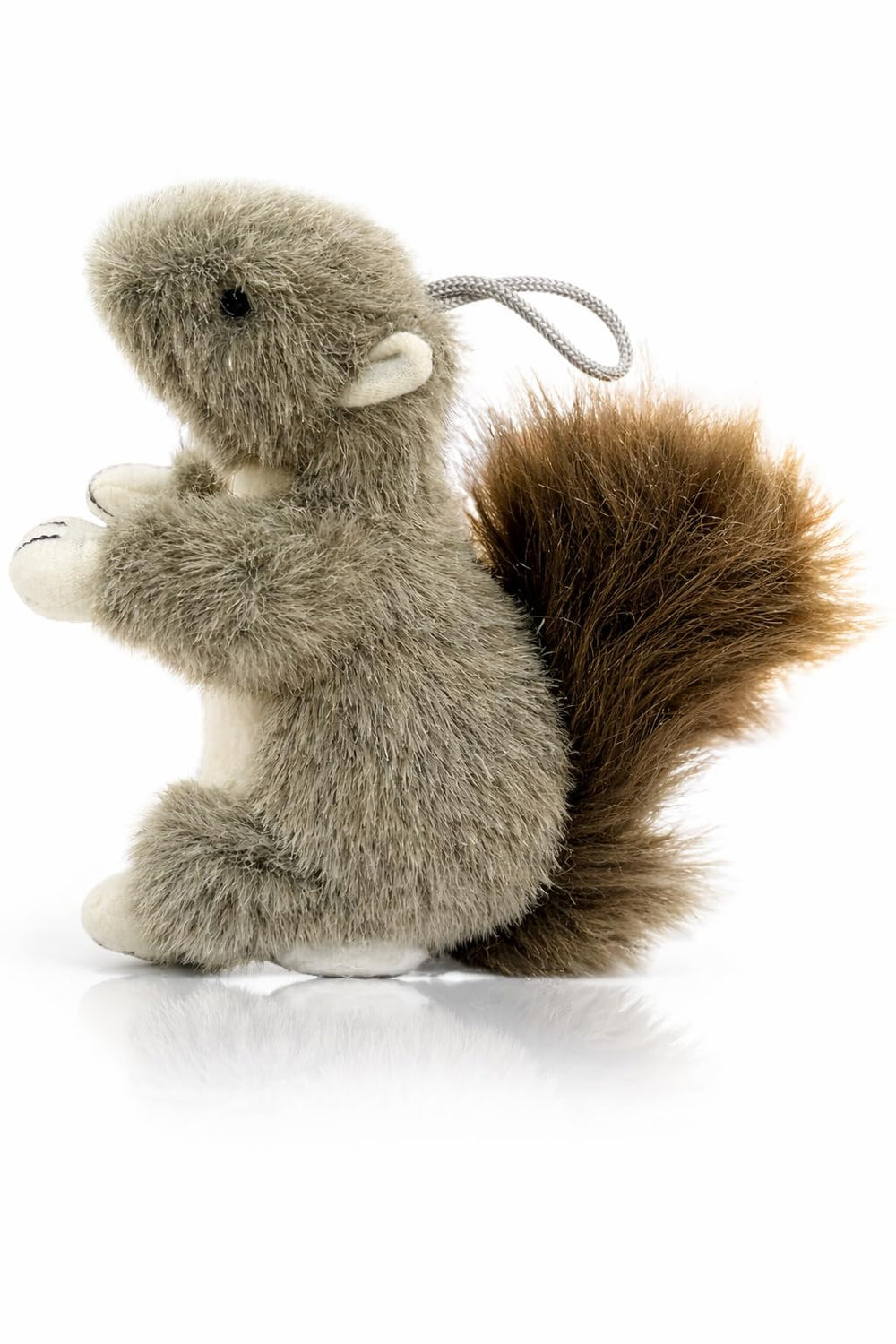 Vaulted Skulls & Co Squirrel Dog Toy 6in plush for all sizes, ideal for fetch and chew.