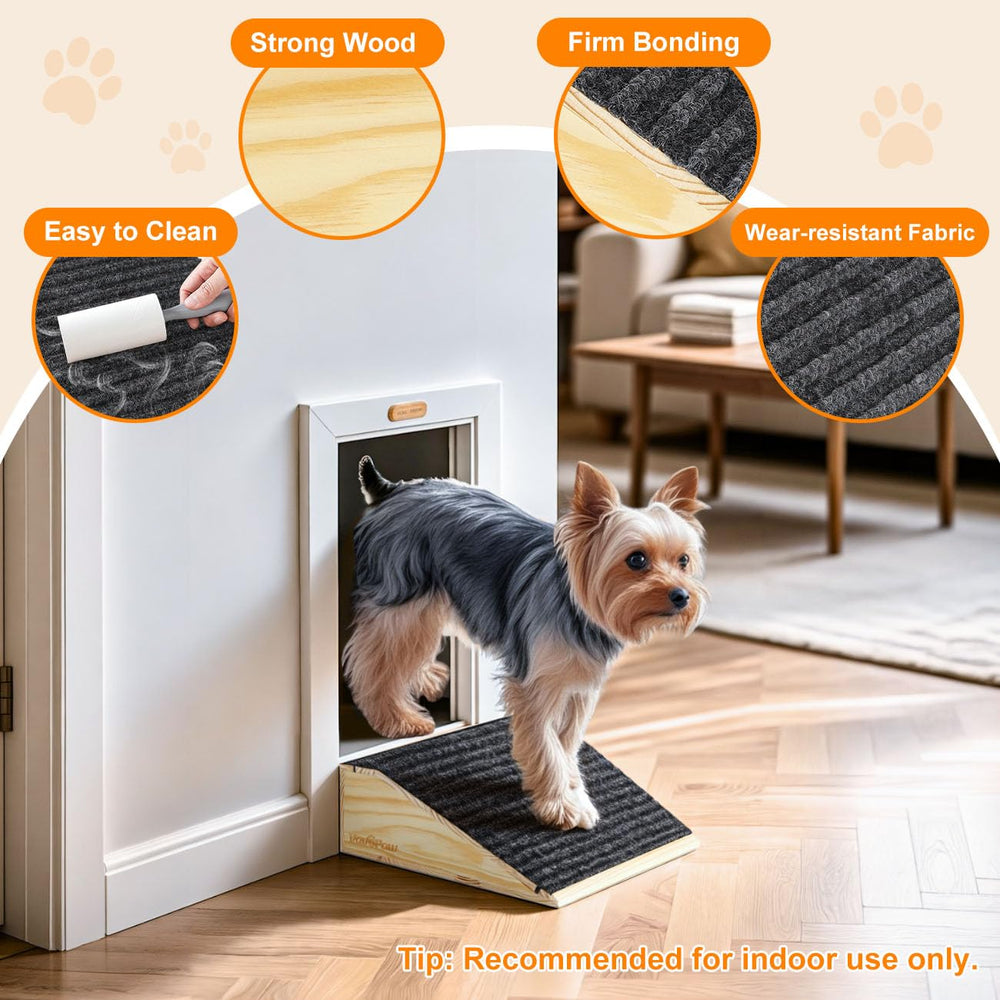 Sturdy VavoPaw wooden pet stairs rated to 70 kg