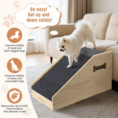 VavoPaw dog ramps dimensions 28x16x16 inches supporting up to 176 pounds.