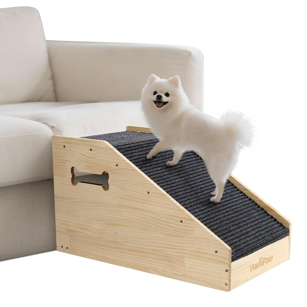 VavoPaw dog ramps top surface with gentle slope for easy climbs.