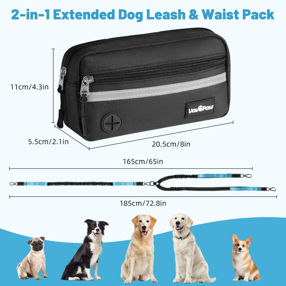 VavoPaw dual dog leash system lets you guide two dogs confidently at once