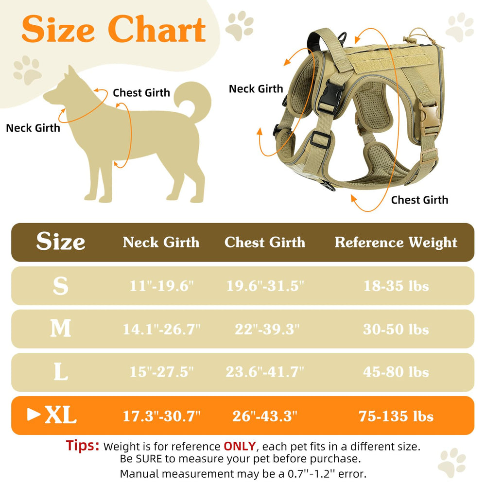 VavoPaw harness back view showing handle and rear D-ring for easy control.