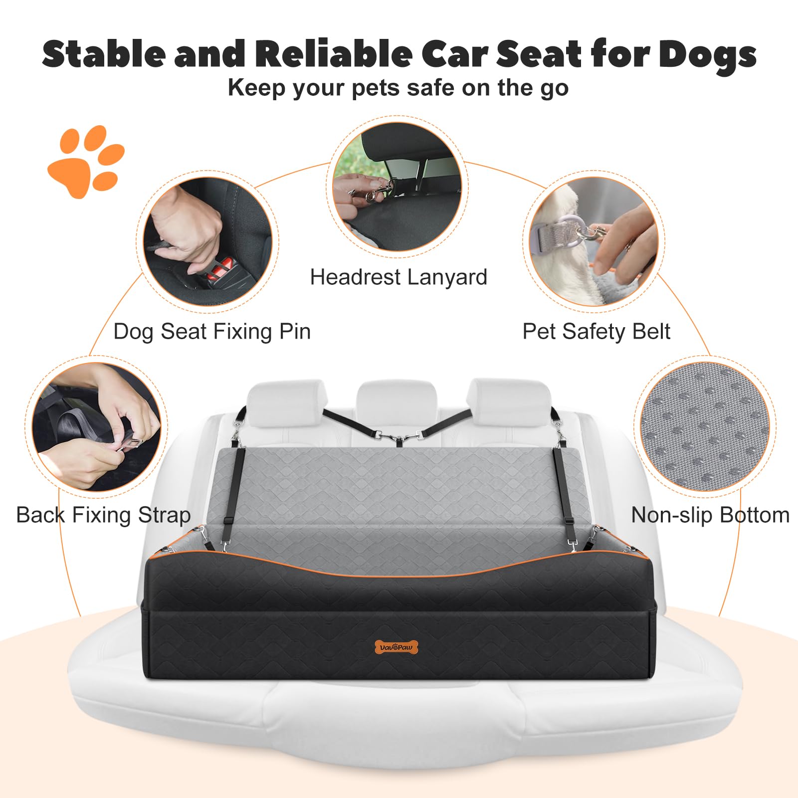 VavoPaw removable waterproof cover for easy cleaning