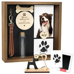 VavoPaw shadow box 8.6 inch for wall or tabletop memorial