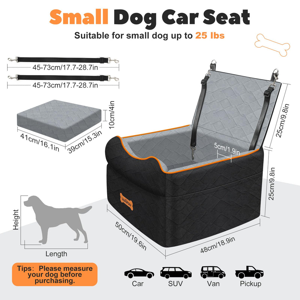 VavoPaw car seat safety strap ensures extra security for a calm ride.