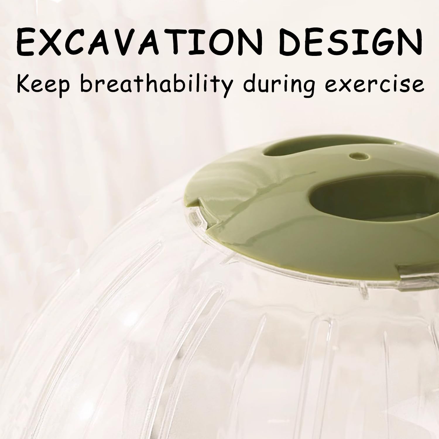 Vayinana perforated-surface interior air-channels promote breathability during motion