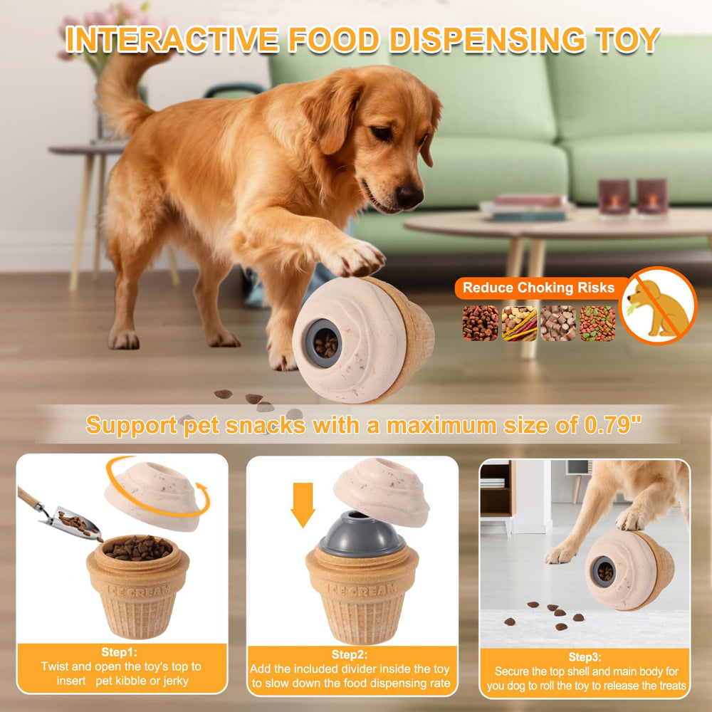 Vayugo treat-toy rolling balls in action encourages chasing and rewarding play.