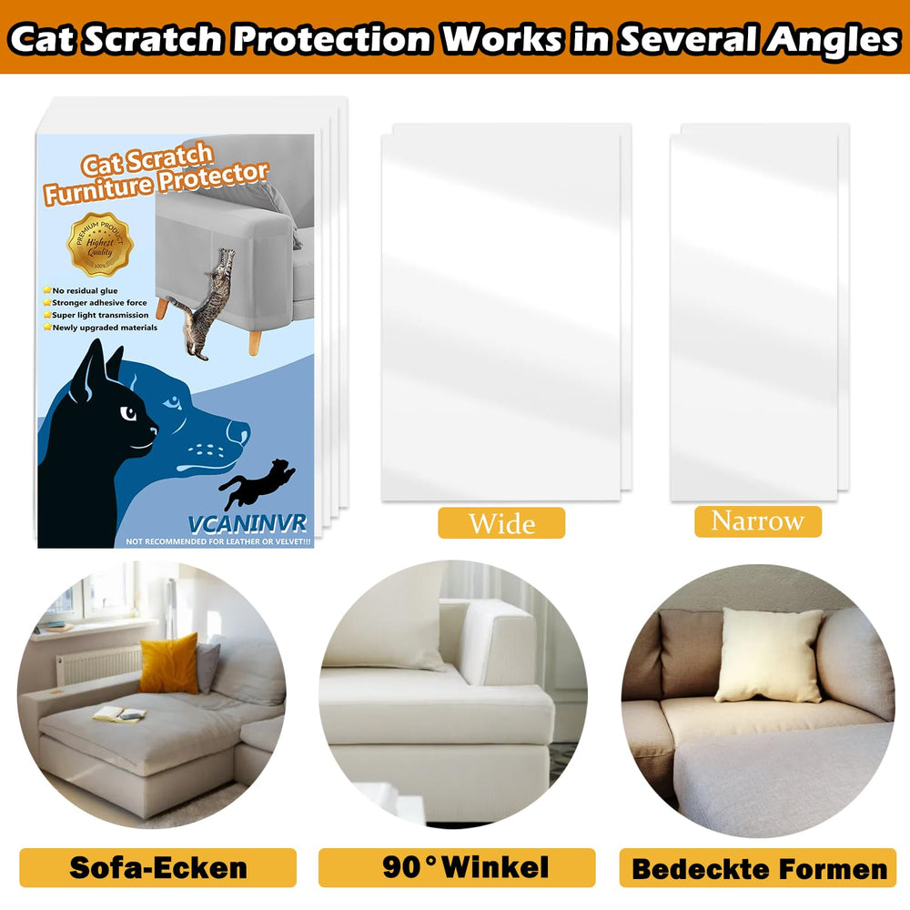 VCANIVR 12-piece pack includes scraper for precise, tight-fitting adhesion.