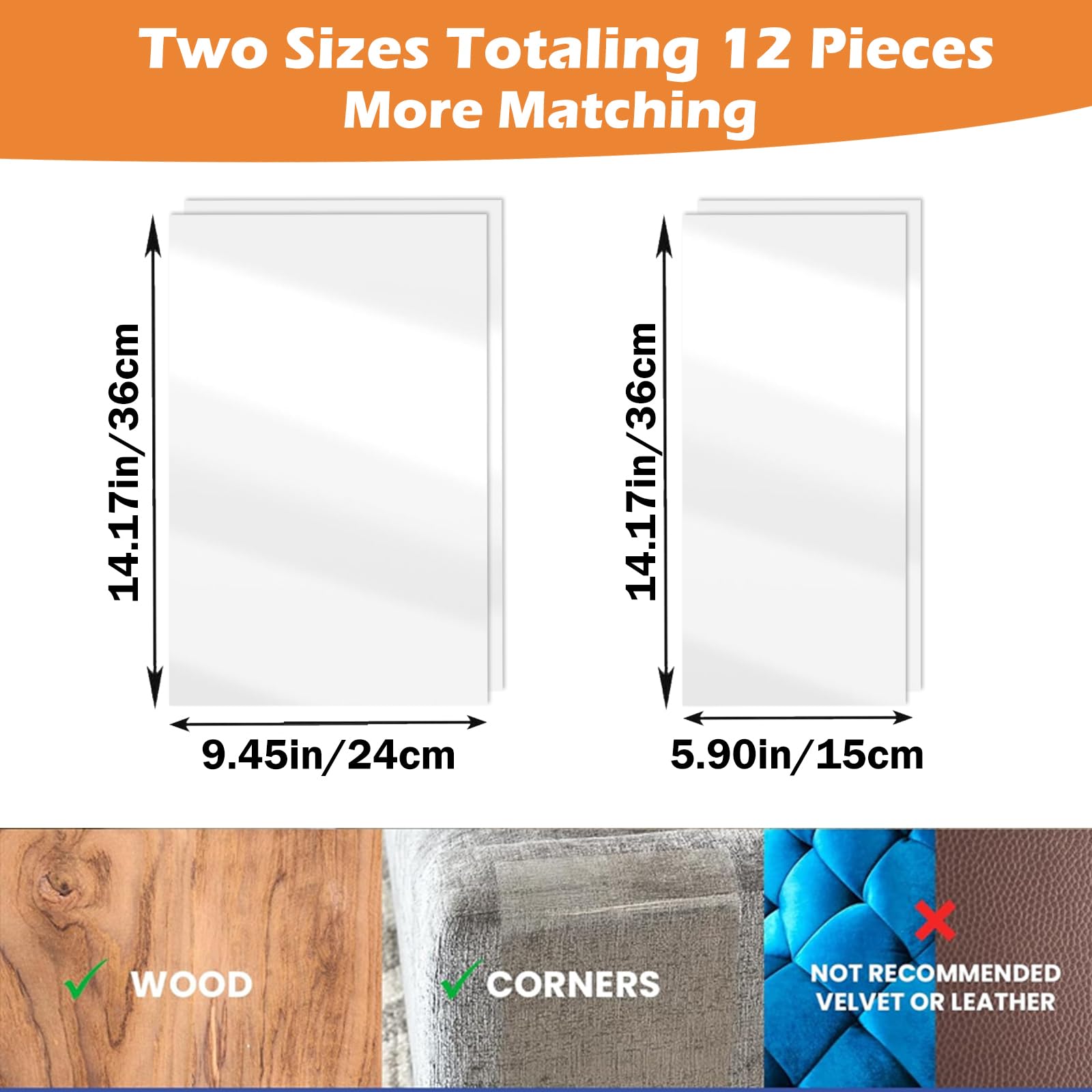 VCANIVR protector installed on doors and walls deters pet scratching.