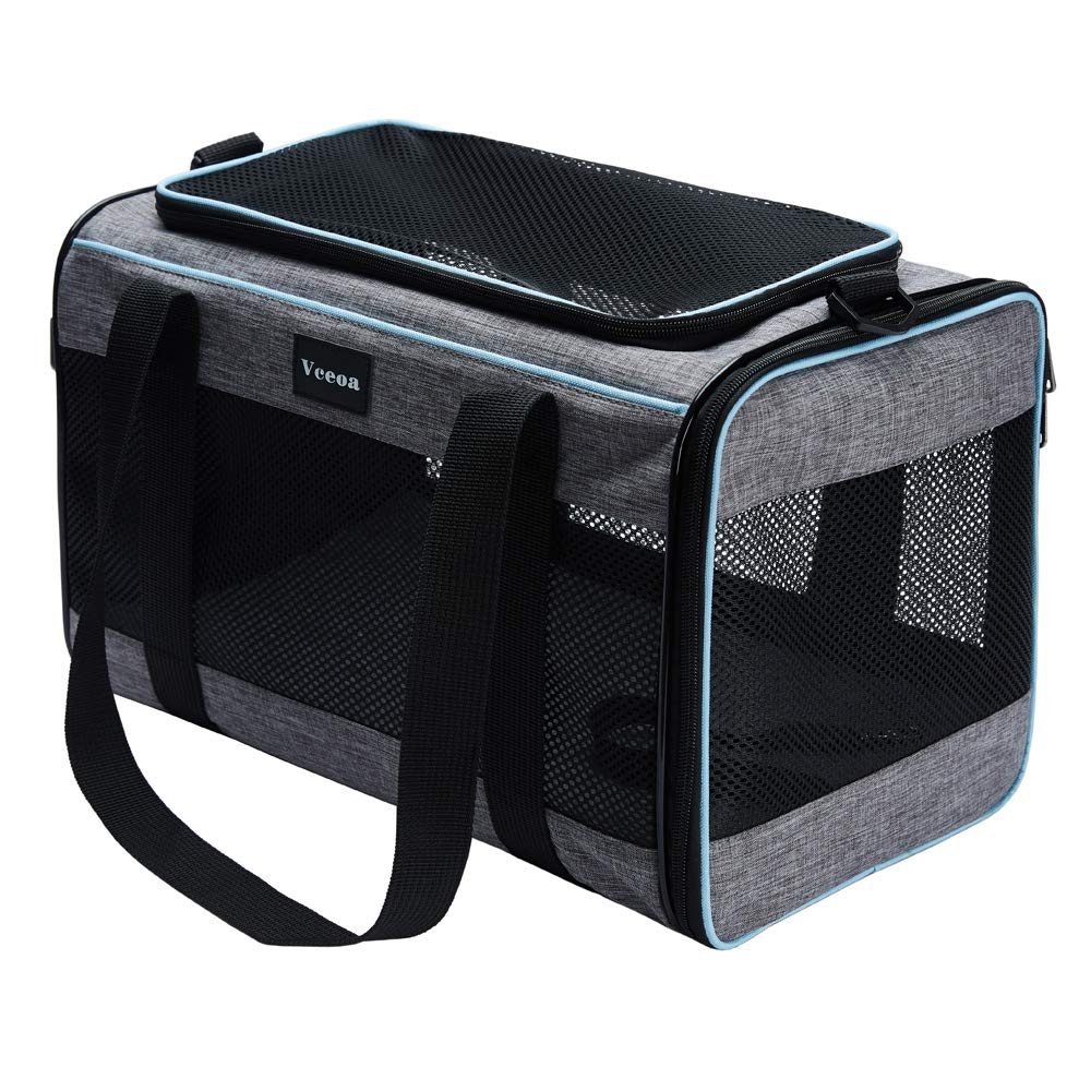 Vceoa-mesh-ventilation-windows promote airflow and pet comfort during travel