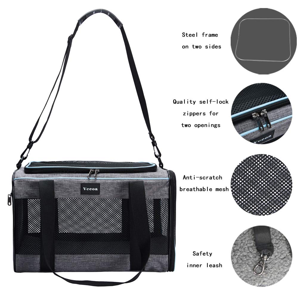 Vceoa-top-and-side-entry-zippers allow easy access and secure closure