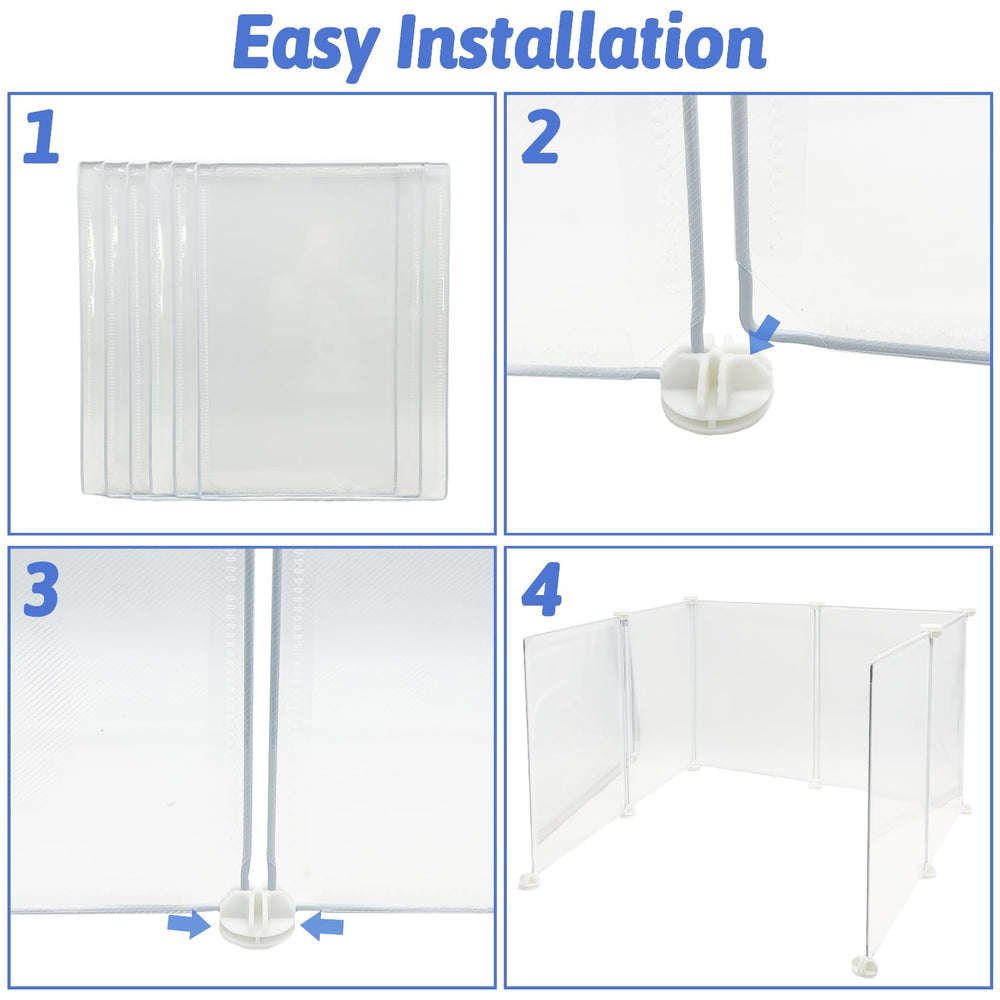 VCEPJH enclosure measures 24x22.8x15.7 inches fits many litter boxes.