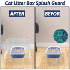 VCEPJH DIY pee shields assembly shows tool-free, customizable configuration.