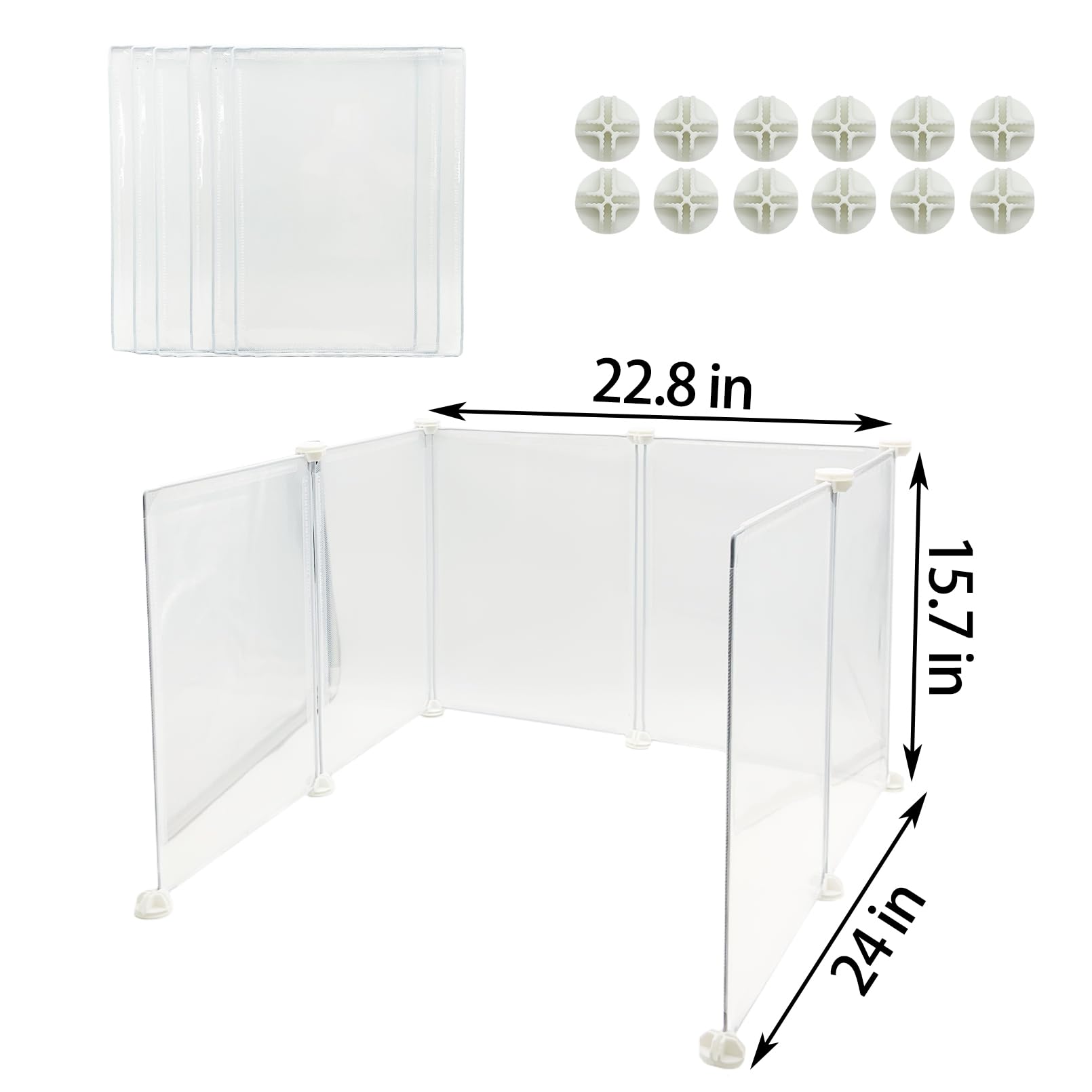 VCEPJH extra-large enclosure side view demonstrates space-efficient DIY setup.