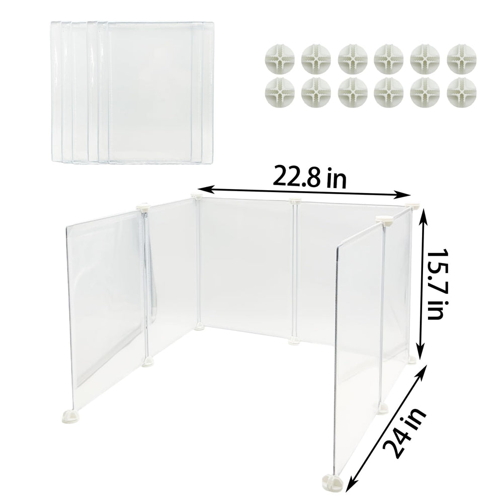 VCEPJH extra-large enclosure side view demonstrates space-efficient DIY setup.