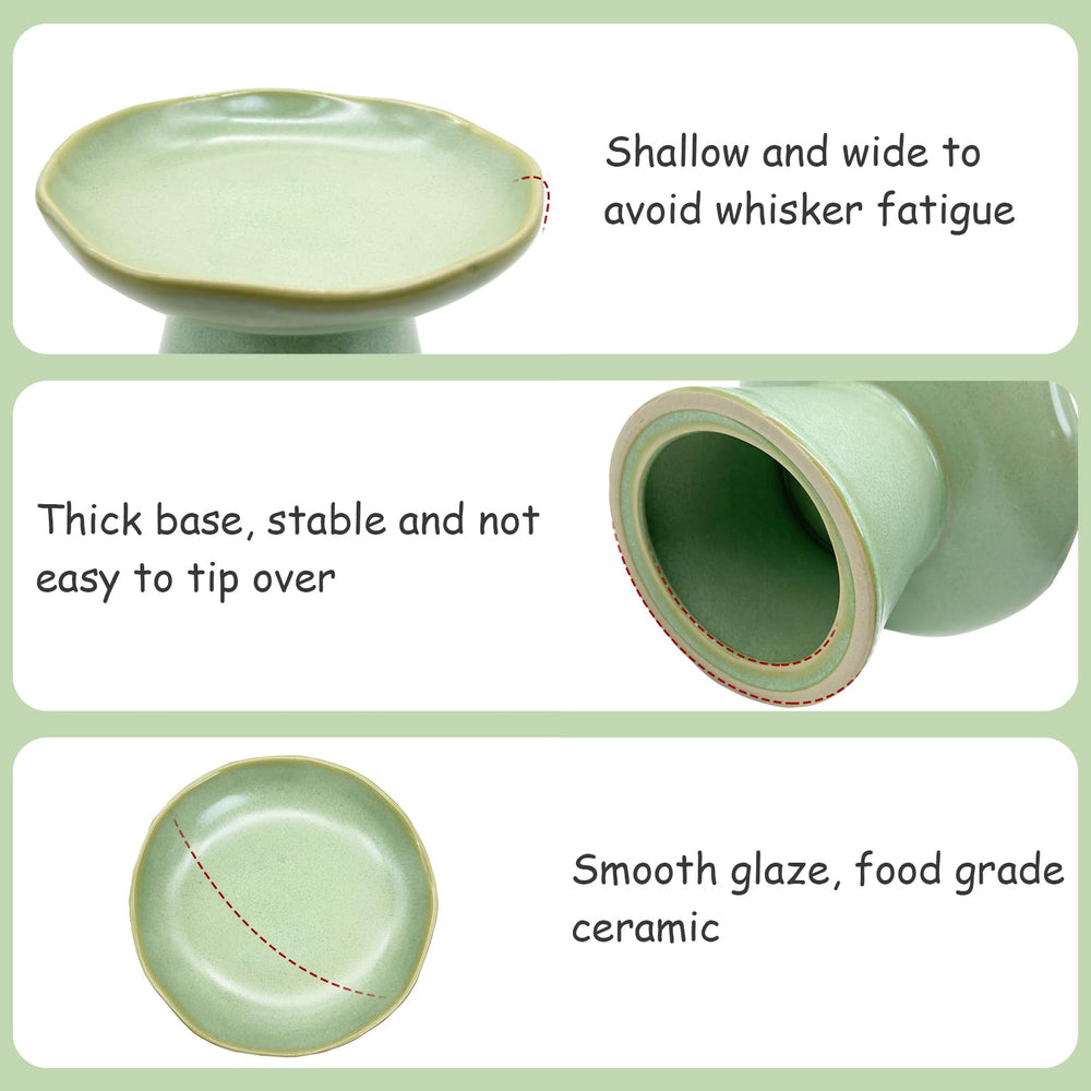 VCEPJH non-slip base keeps bowls steady during feeding.