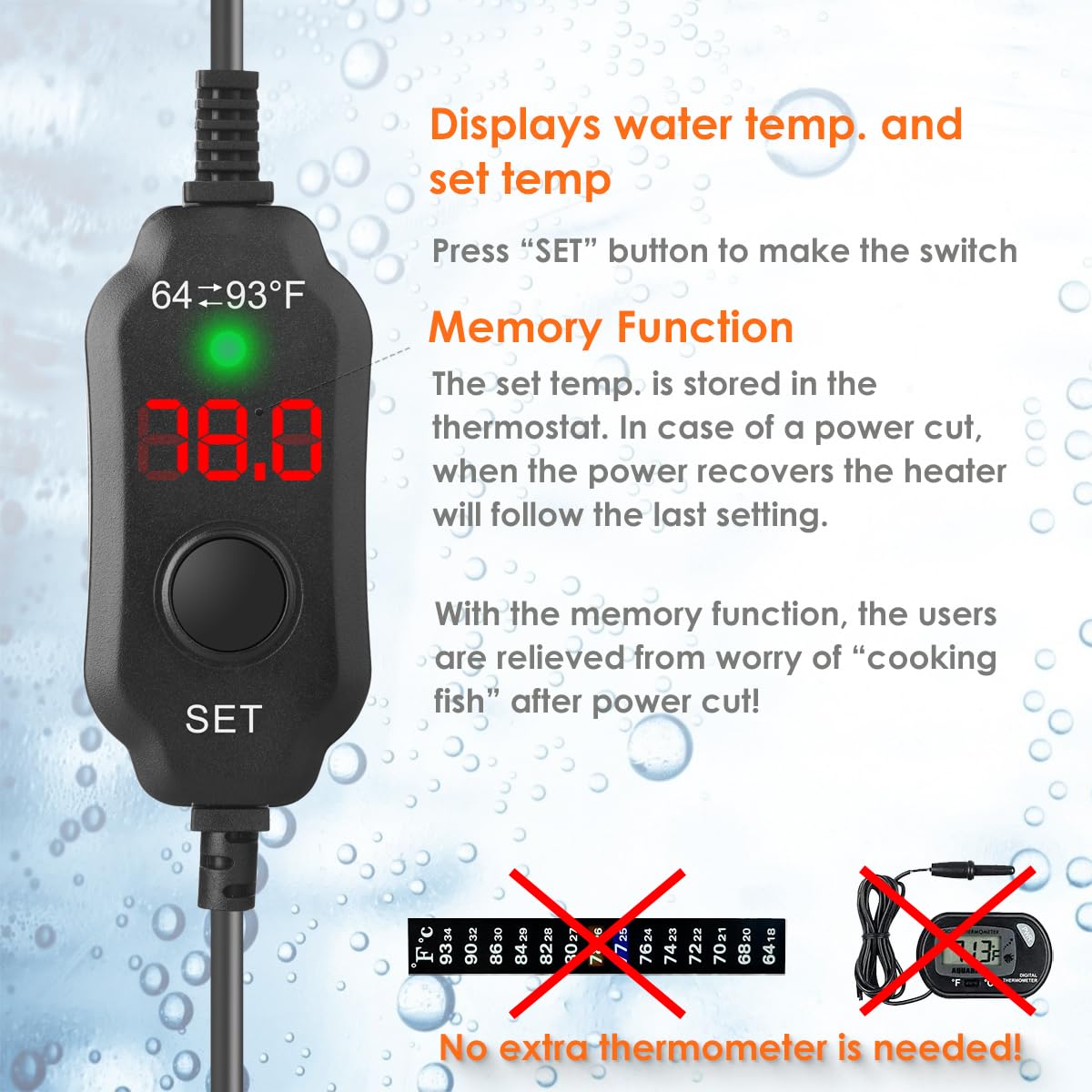 VCRAZE safety protections image emphasizes dry-run and overheating safeguards.