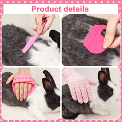 VCZONE pink flea comb short for small-purposed grooming tasks.