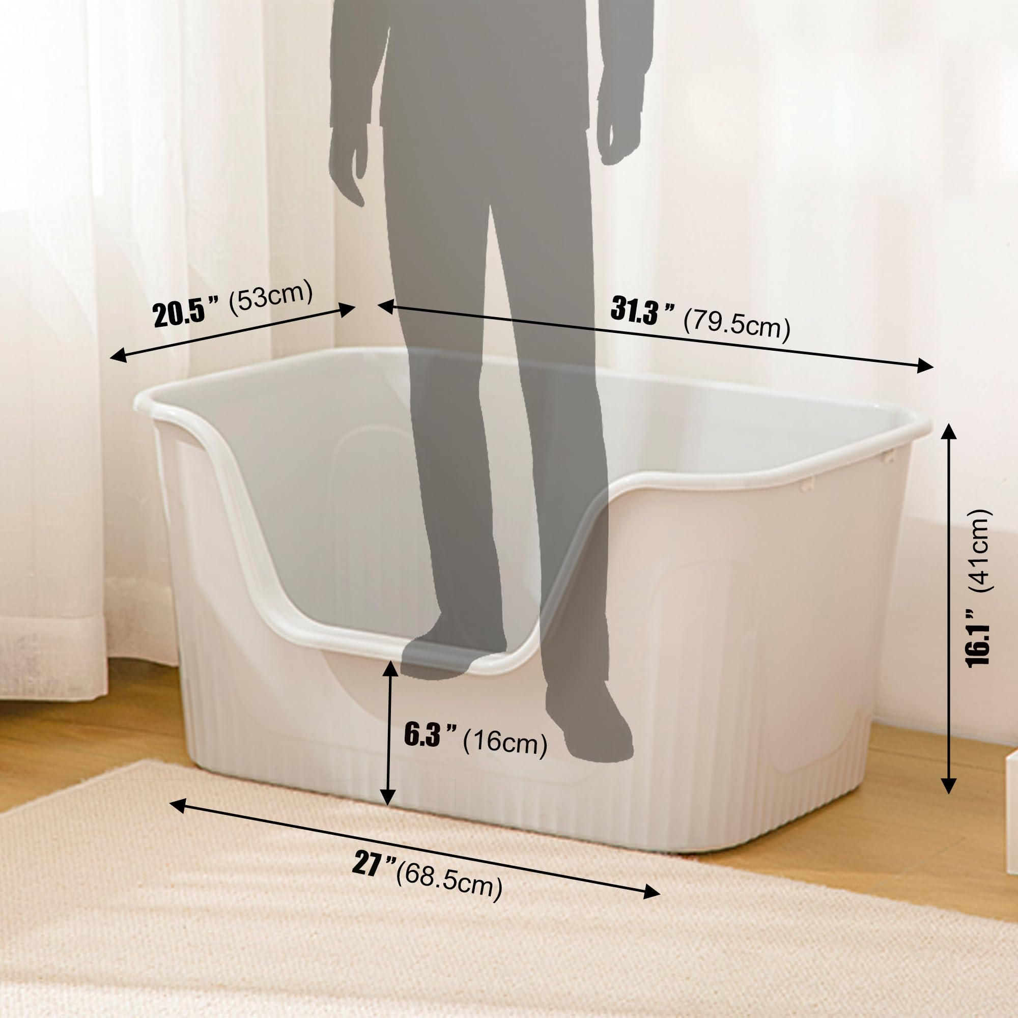 Vealind sturdy leakproof one-piece construction in BPA-free material.