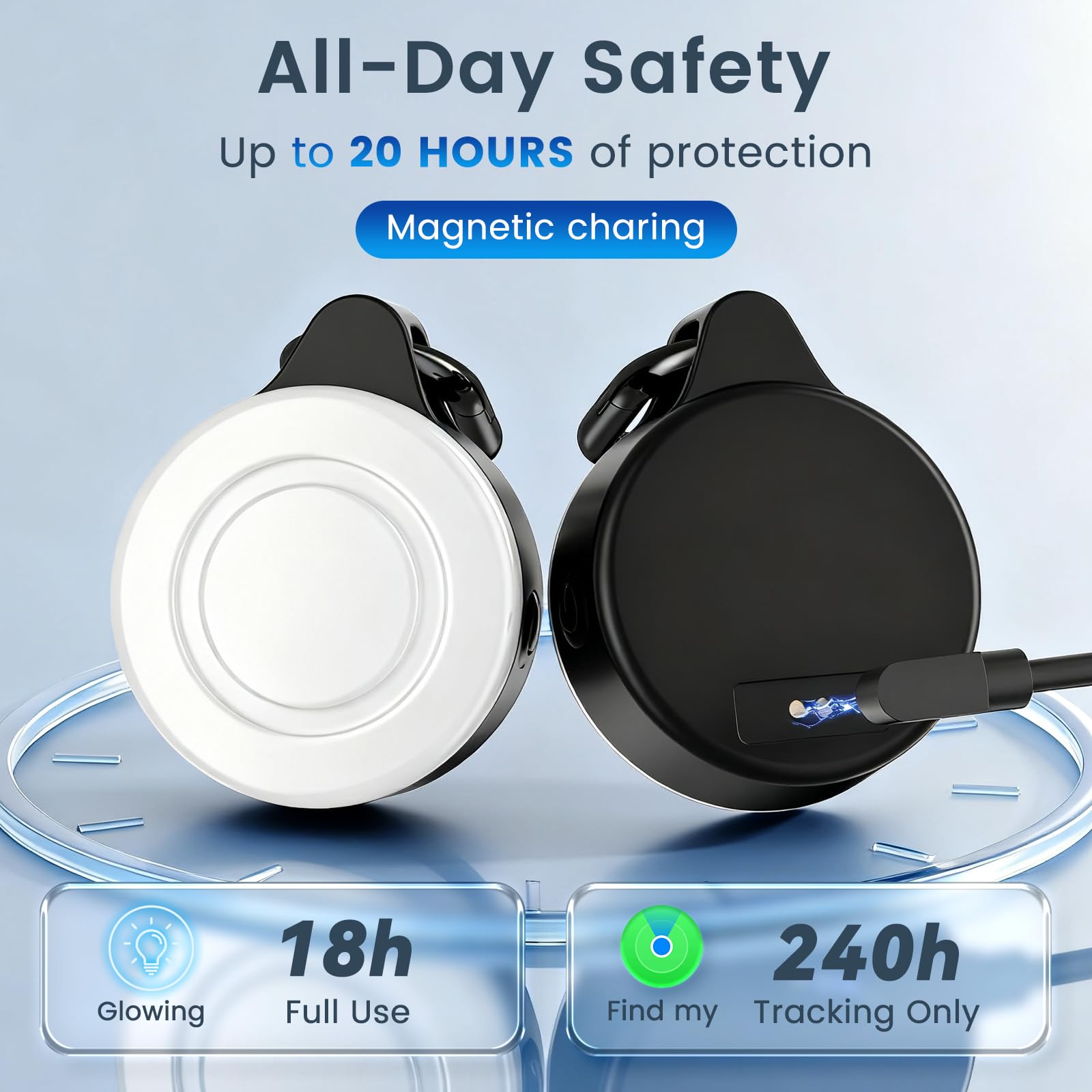 Vebiso Apple Find My integration displays real-time tracking on iOS.