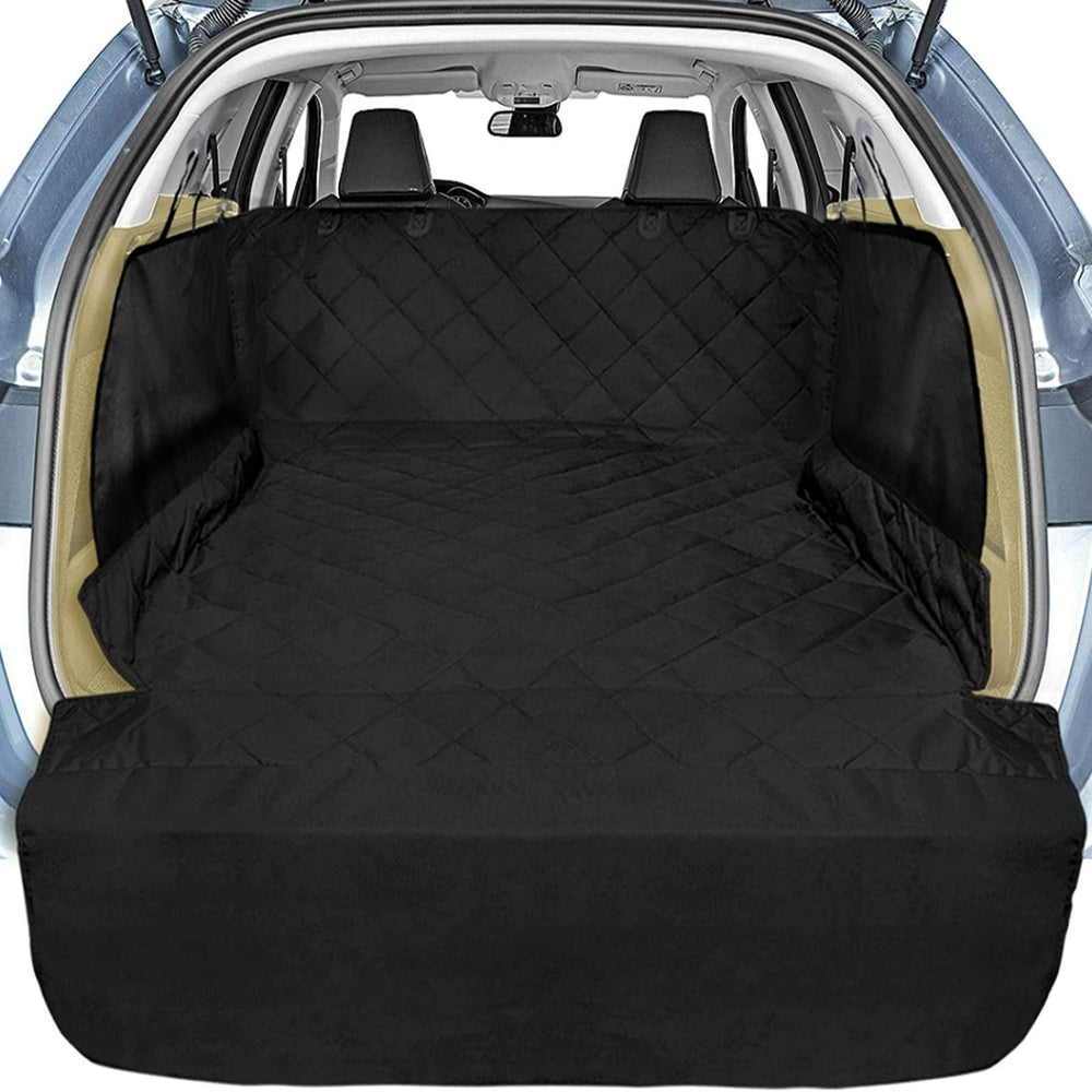Veckle SUV Cargo Liner shows 532x929 coverage for full trunk protection and pet comfort