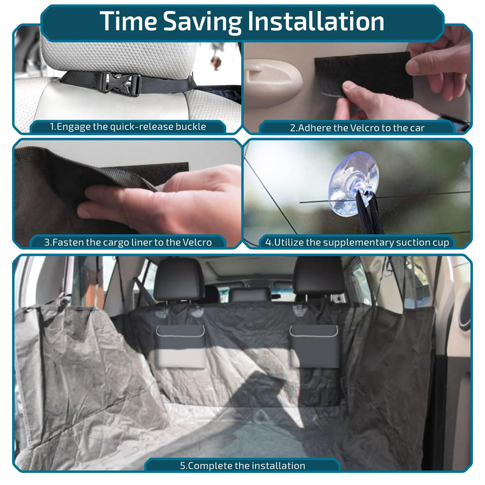 Veckle quick-install straps speed up setup after errands.
