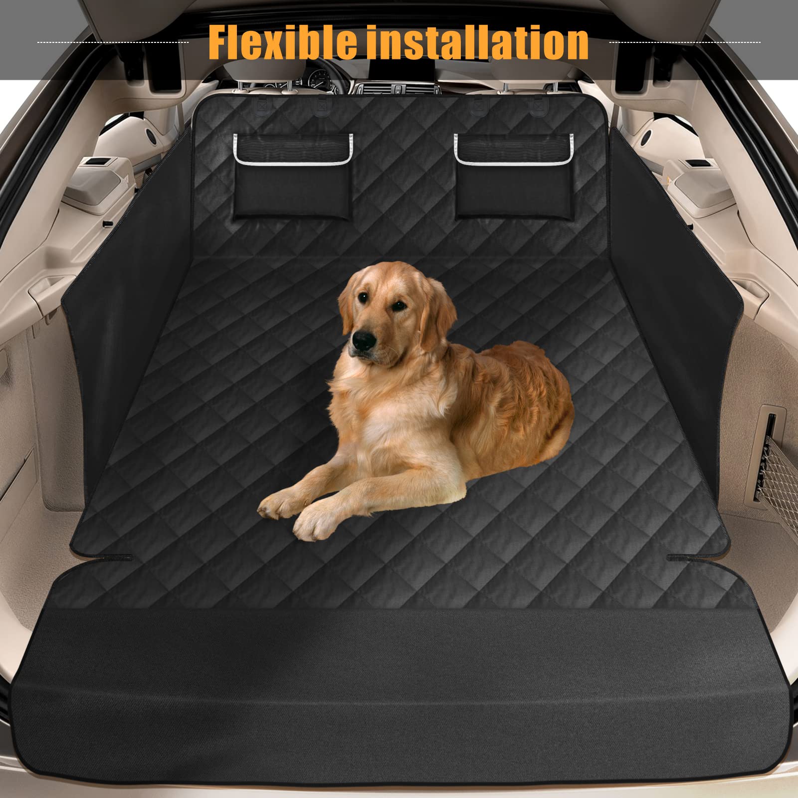 Veckle easy-clean liner wipes clean or vacuums after muddy adventures.
