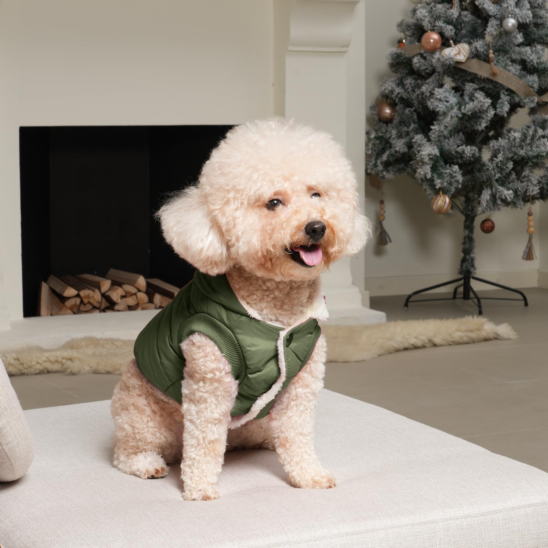 Vecomfy hoodie with leash hole for outdoor walks