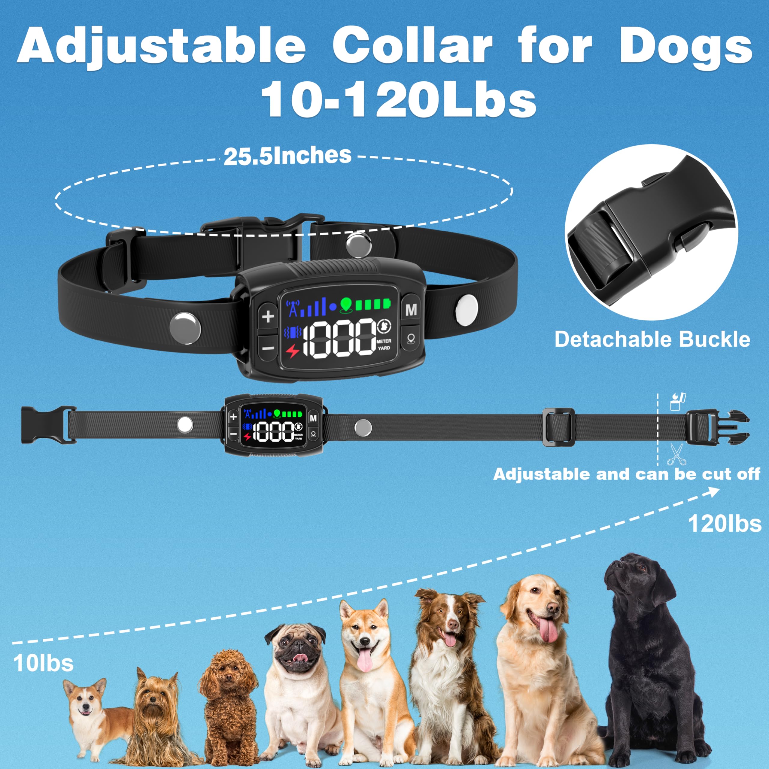 Veconix rechargeable GPS fence collar charging, ready for outdoor use.
