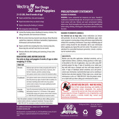 Vectra 3D for dogs kills and repels ticks for medium breeds.