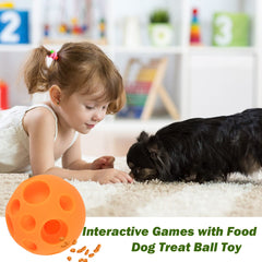 VEEBELL Evan silicone treat ball shows soft texture for rolling encouragement