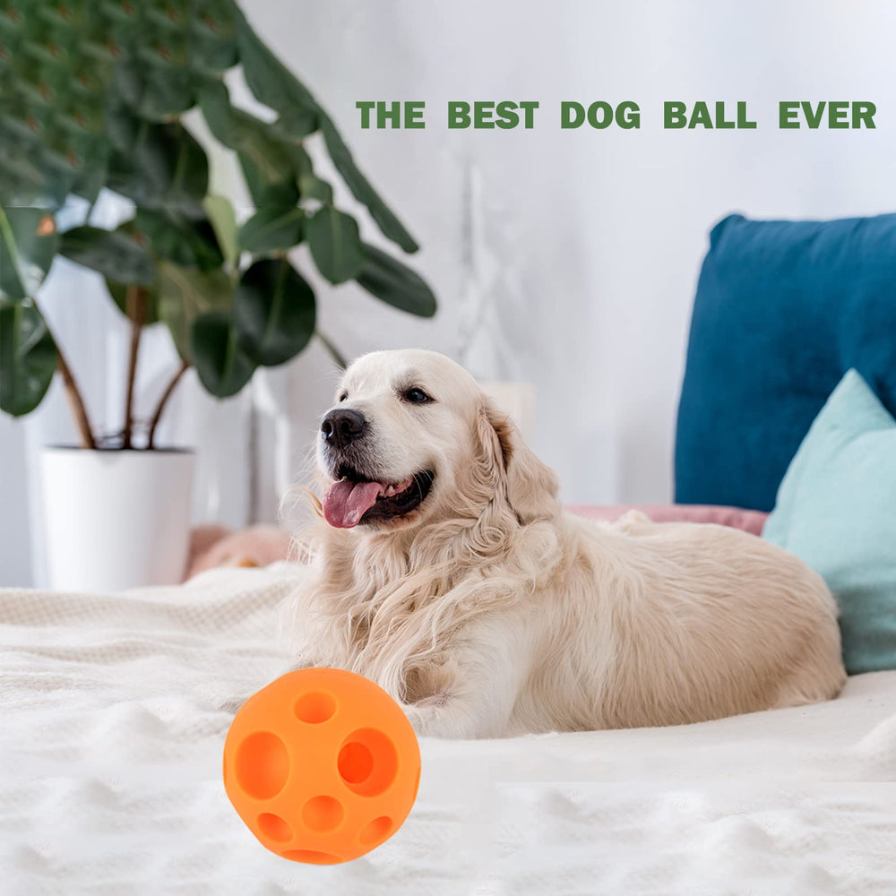VEEBELL Evan orange ball ideal for large to medium dogs during play